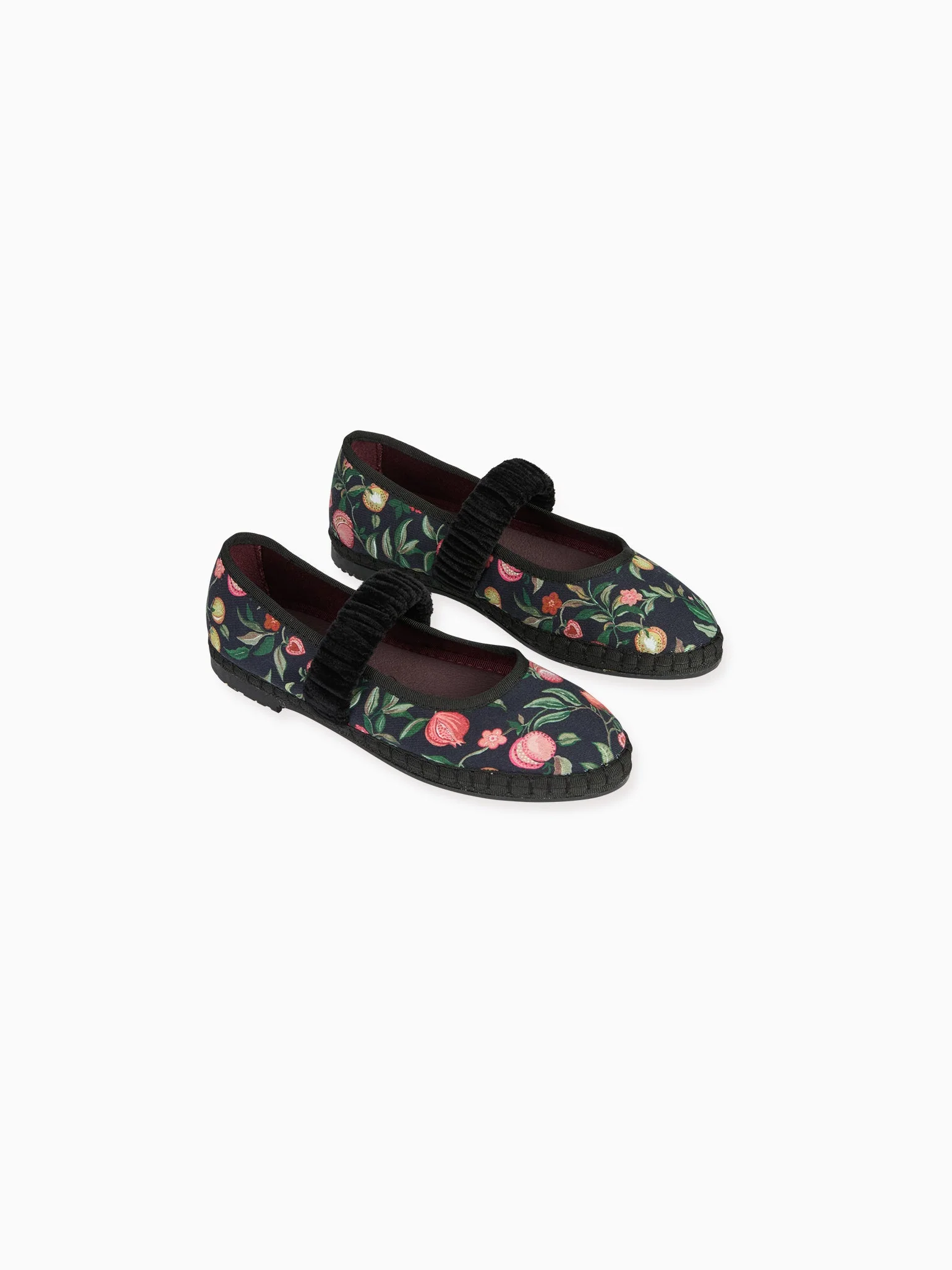 Flabelus x La Coqueta Woman Black Pomegranate Mafalda Mary Jane Shoes - Image 4