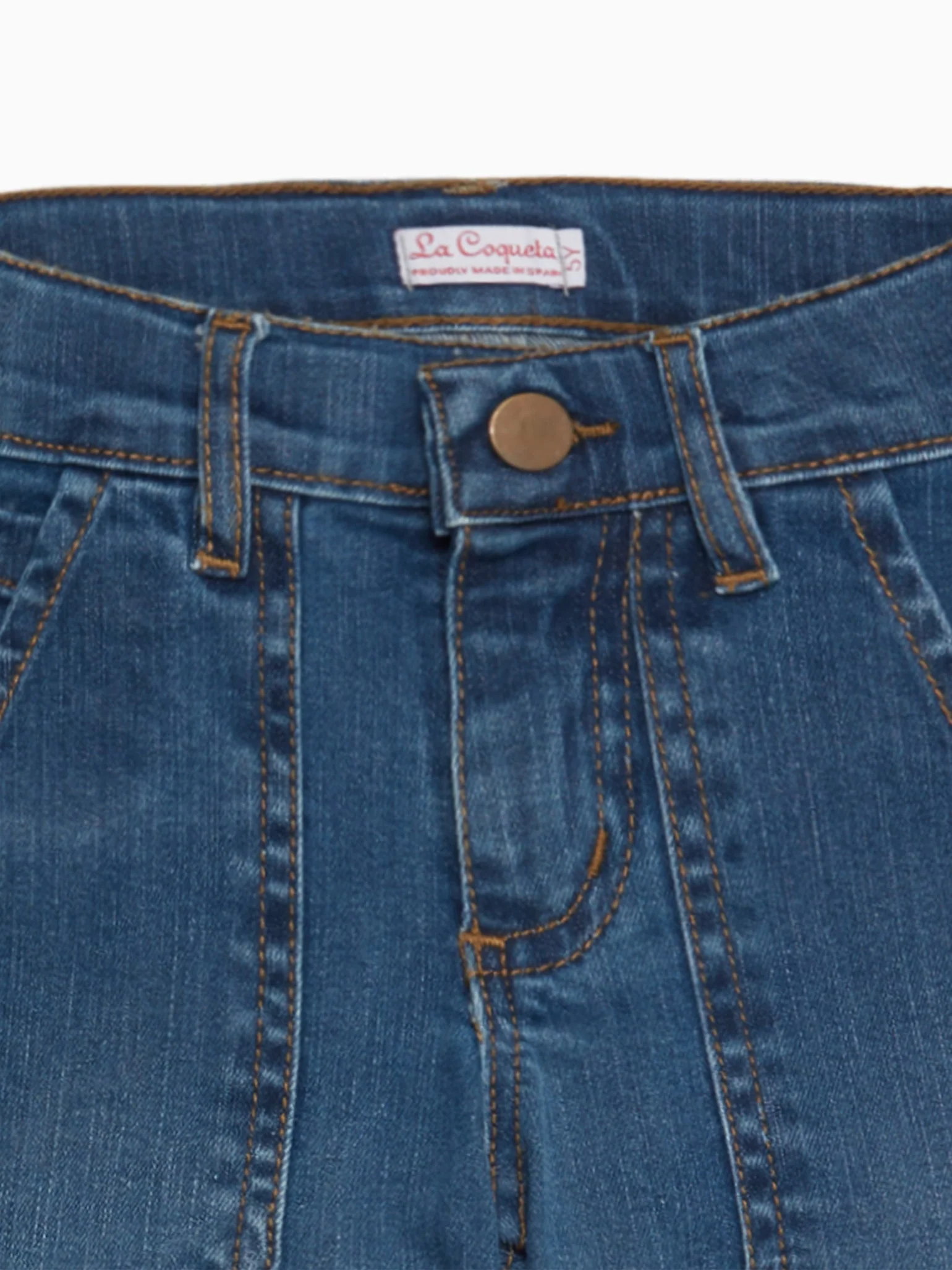 Blue Denim Enola Girl Wide Leg Jeans - Image 3