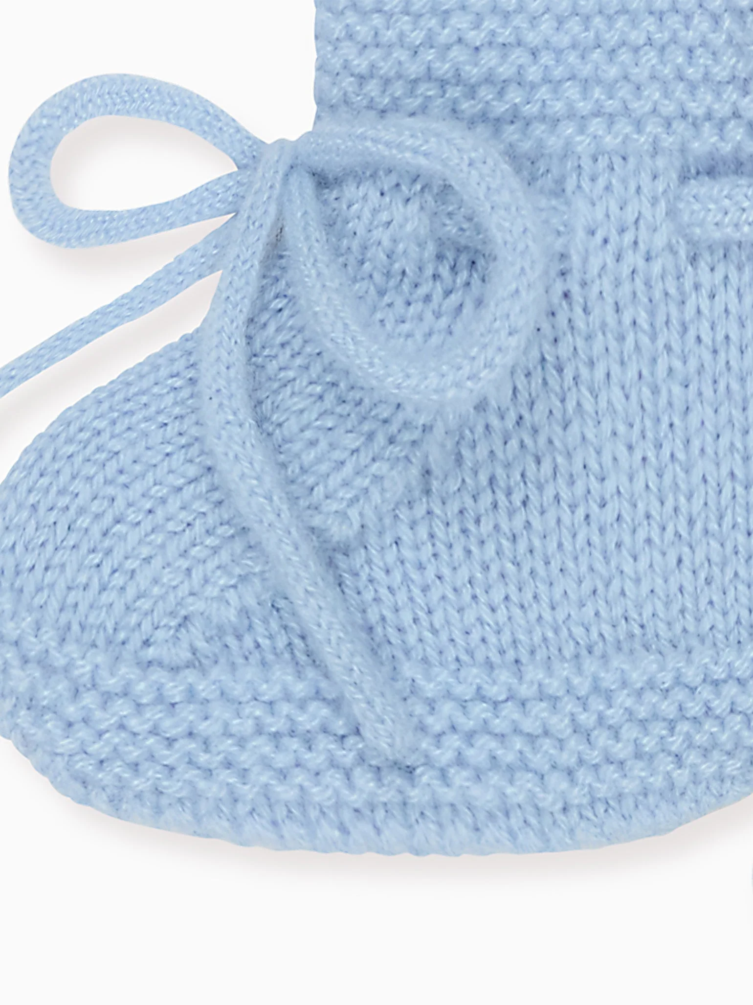 Blue Evita Cashmere Baby Booties - Image 4