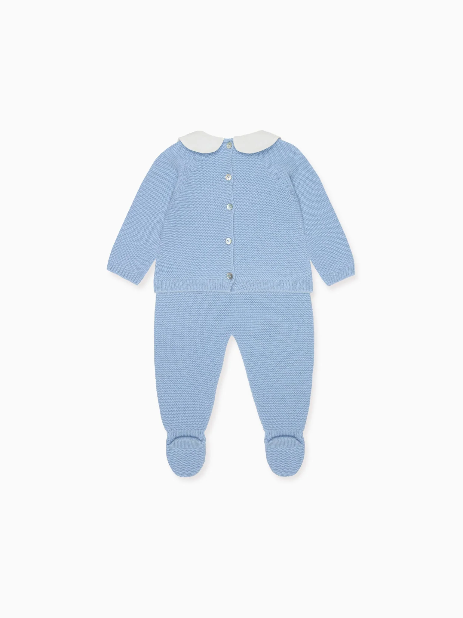 Blue Palmira Cashmere Baby Set - Image 4