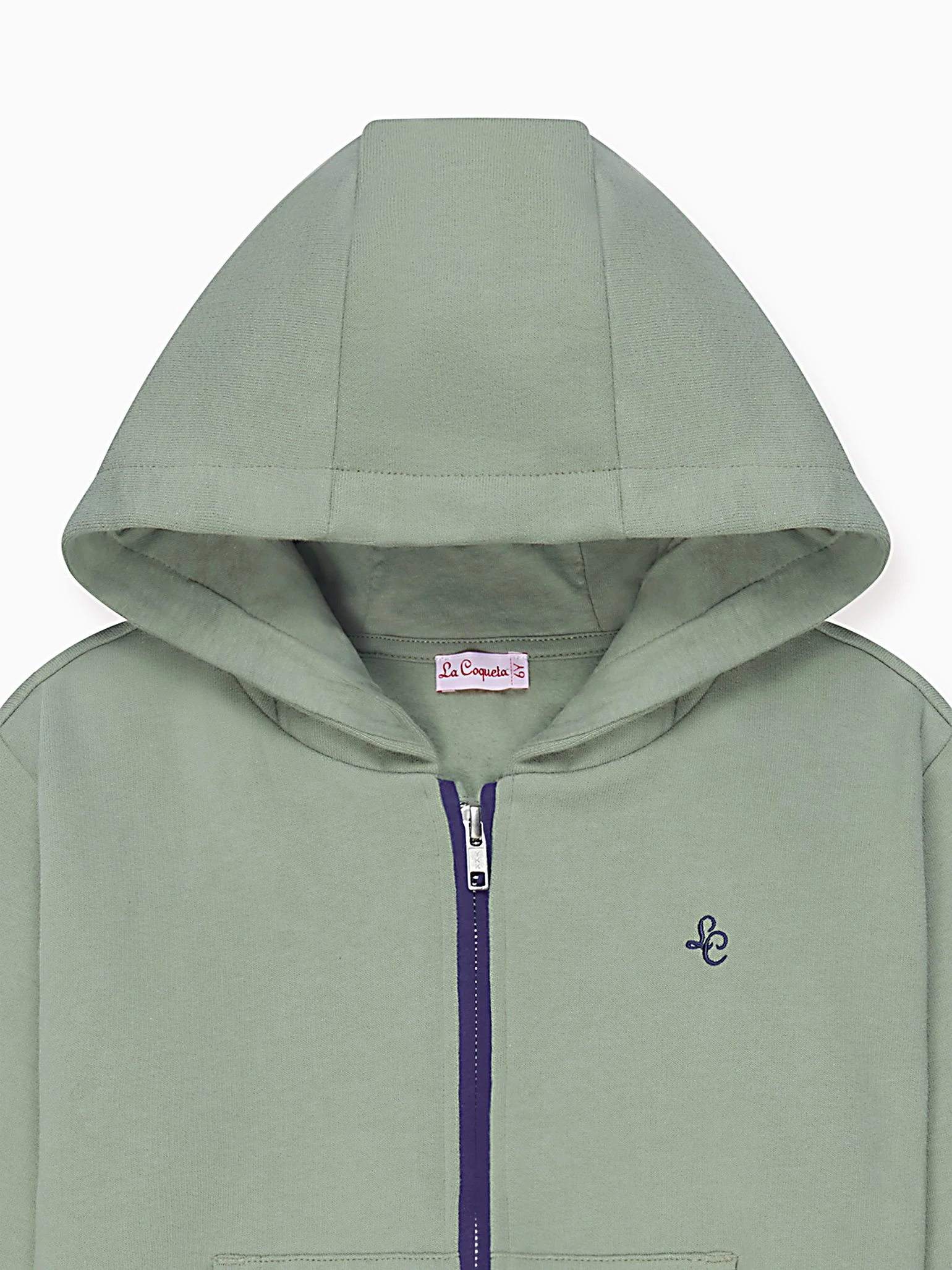 Dusty Sage Luca Boy Hooded Sweatshirt - Image 3
