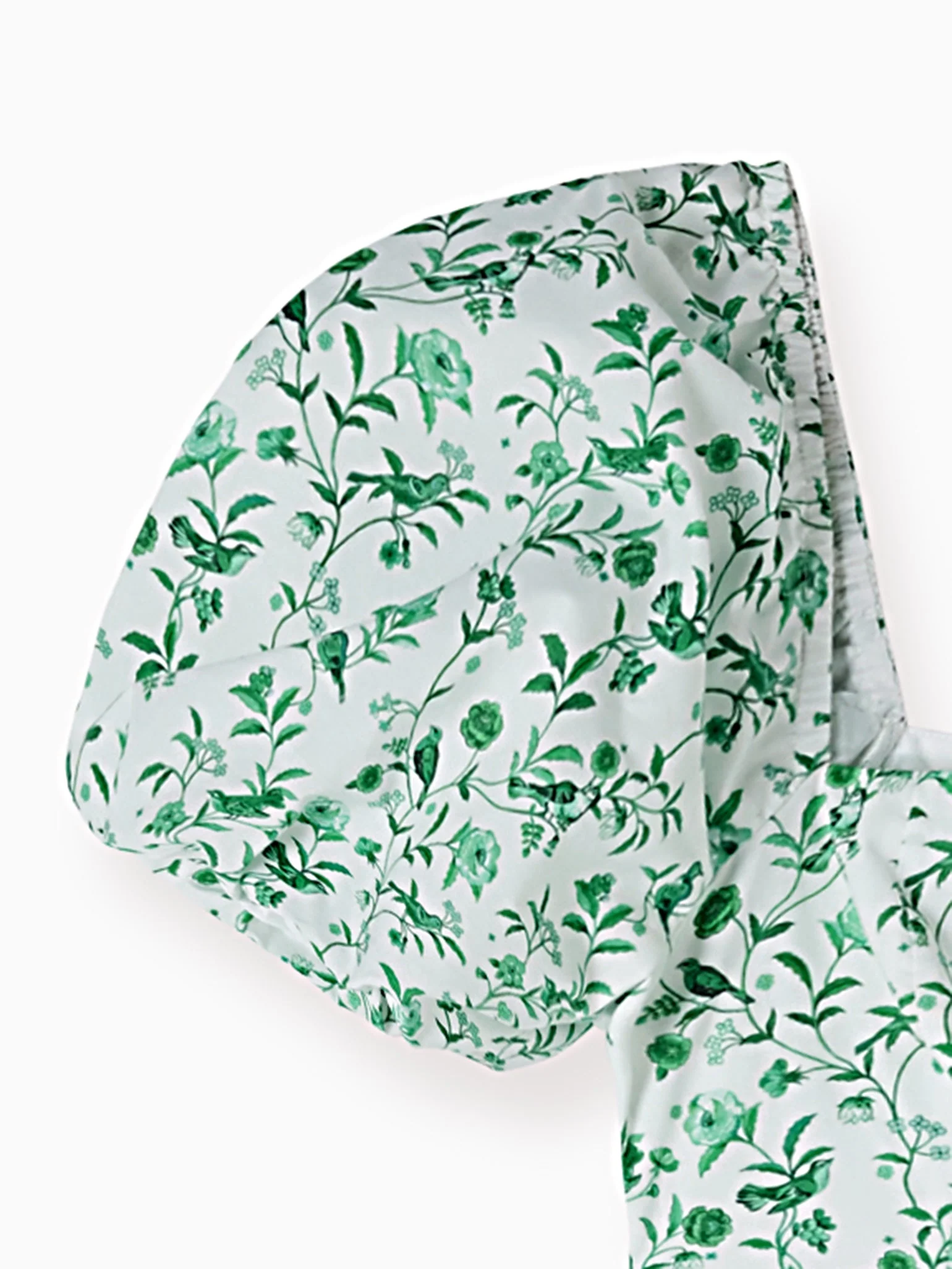 Hill House Home X La Coqueta Green Bird Floral Women Matilda Dress - Image 4