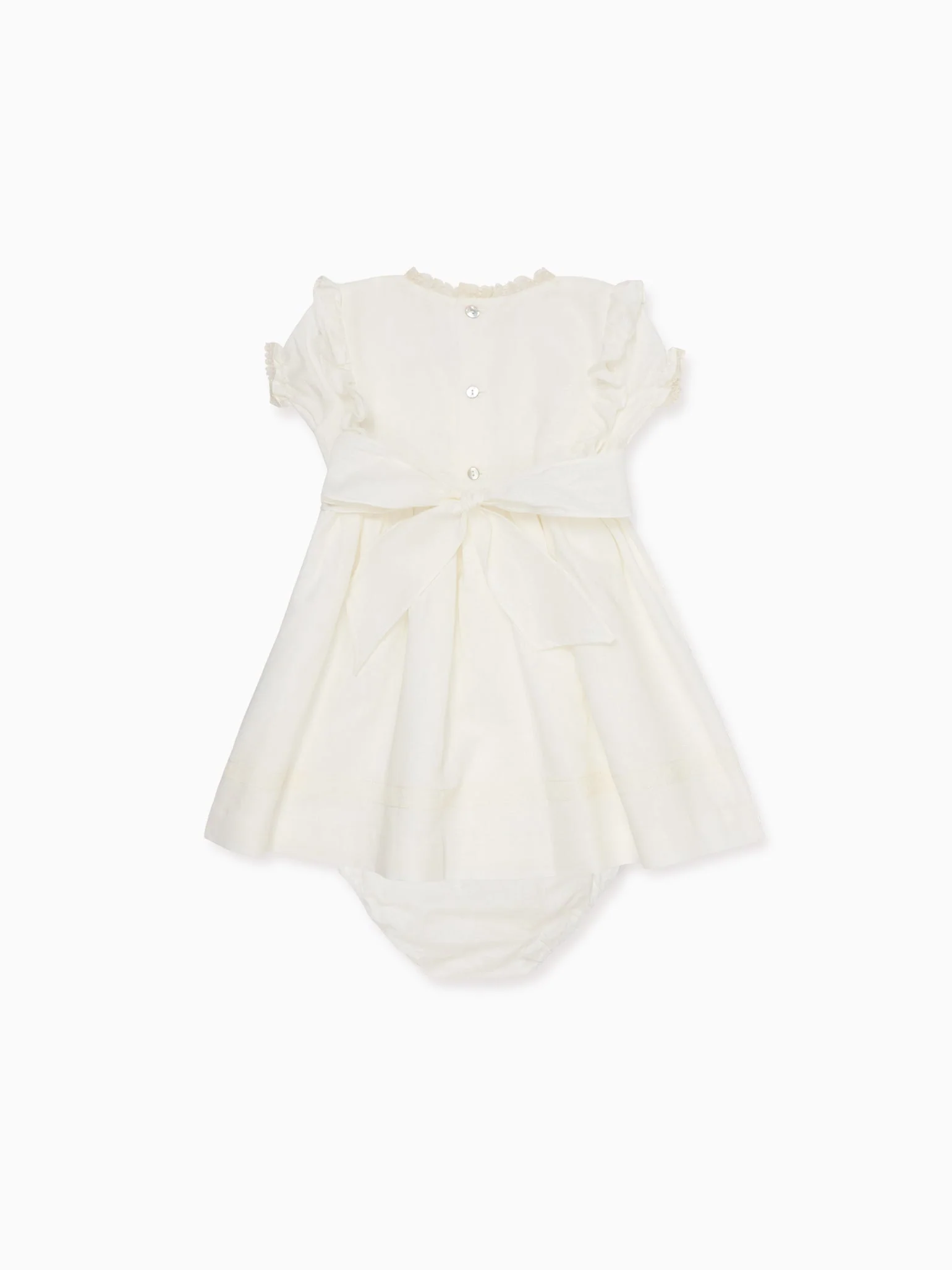 Ivory Luisa Ceremony Baby Girl Set - Image 5