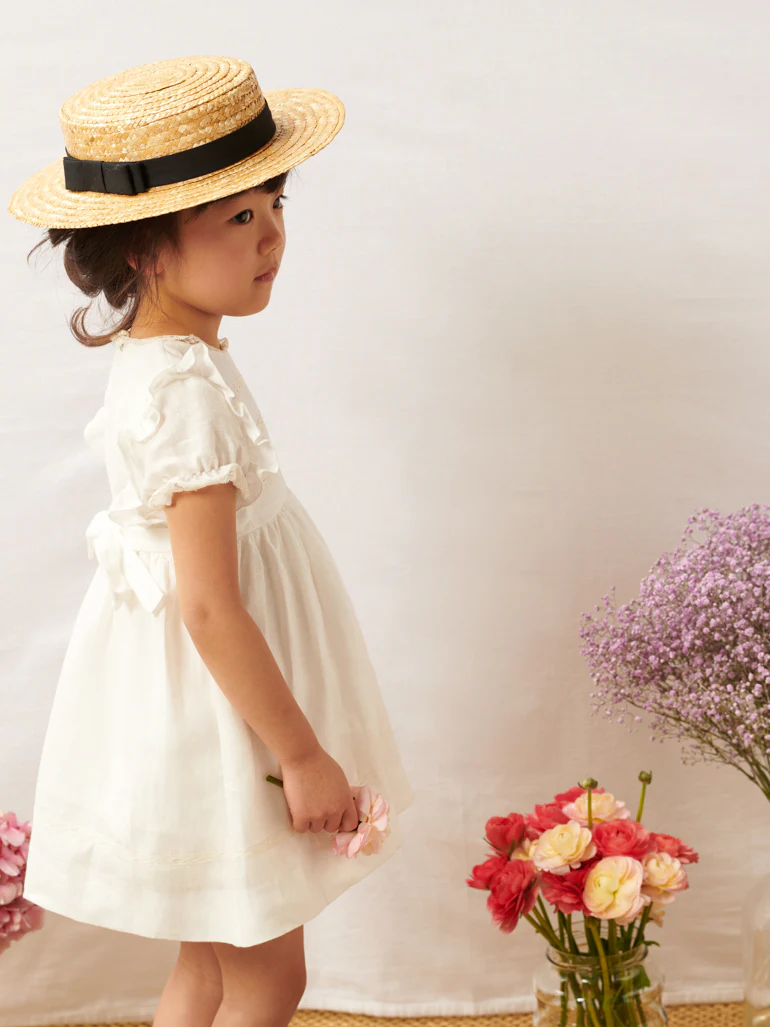 Ivory Luisa Ceremony Baby Girl Set - Image 6