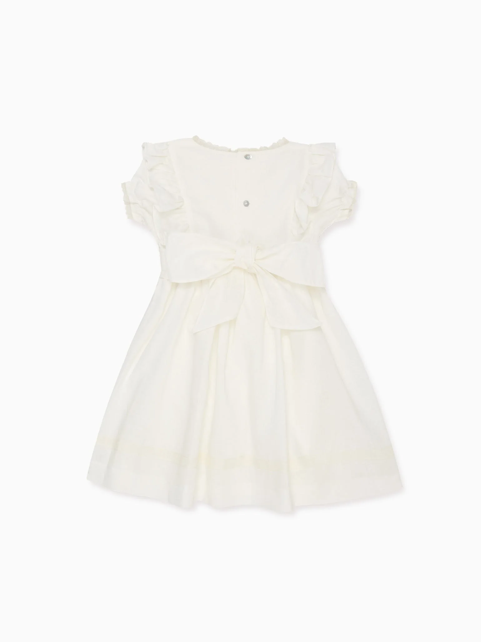 Ivory Luisa Ceremony Girl Dress - Image 5
