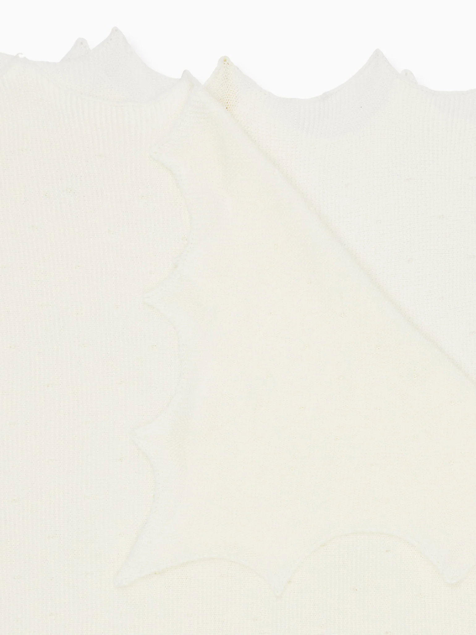 Ivory Openwork Cotton Baby Blanket - Image 4