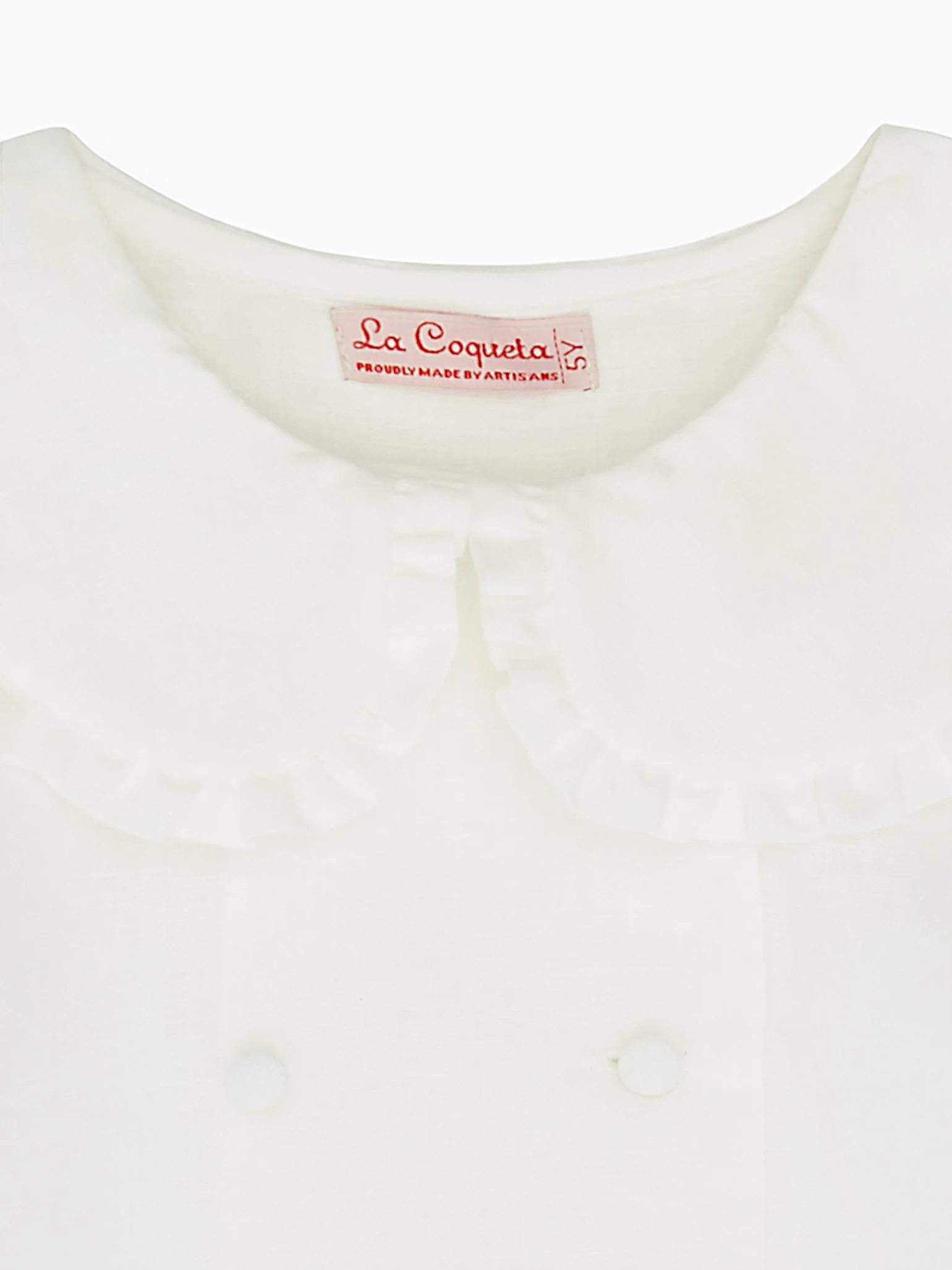Ivory Petunia Ceremony Girl Shirt - Image 3