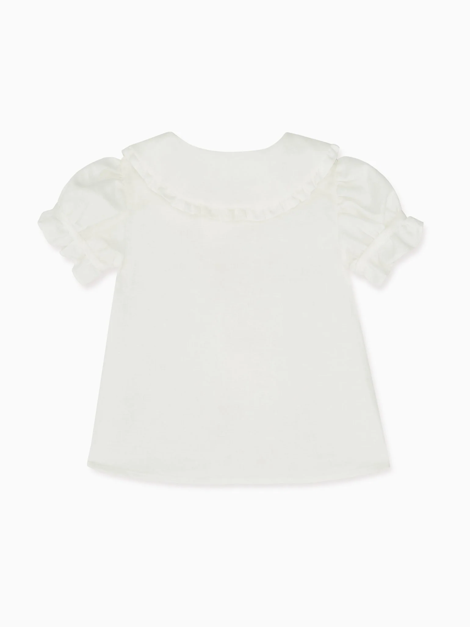Ivory Petunia Ceremony Girl Shirt - Image 4