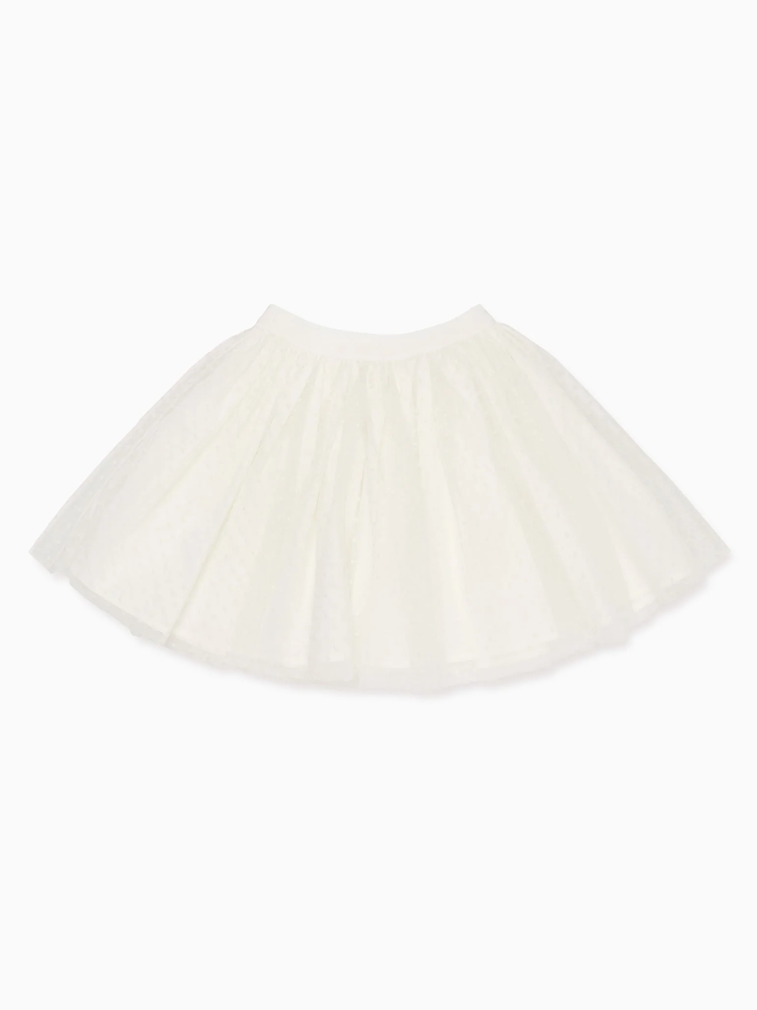 Ivory Tulipan Ceremony Girl Tulle Skirt - Image 5