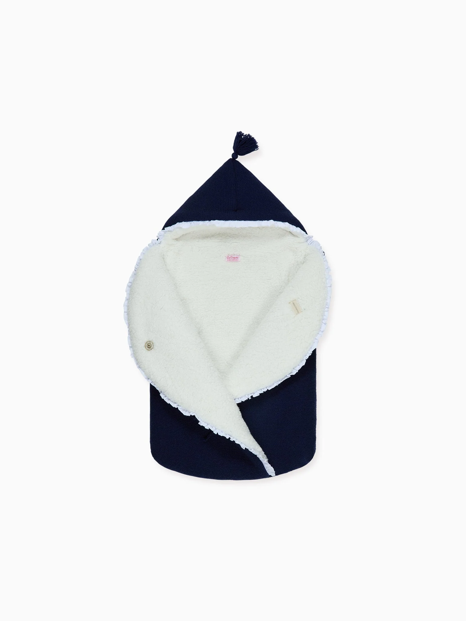 Navy Fatima Merino Baby Nest - Image 4
