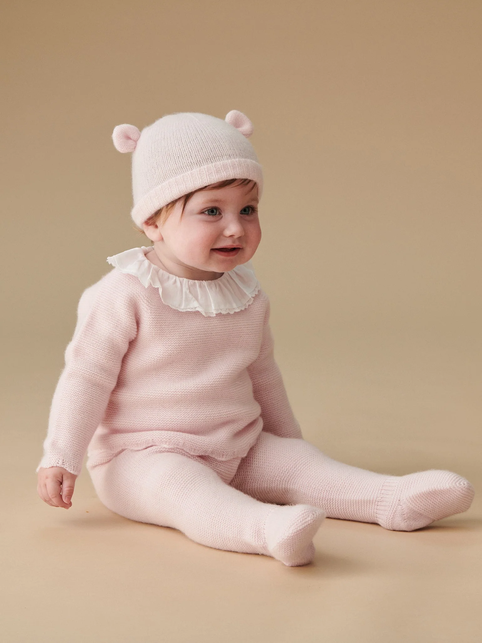 Pink Fernanda Cashmere Baby Girl Set - Image 3