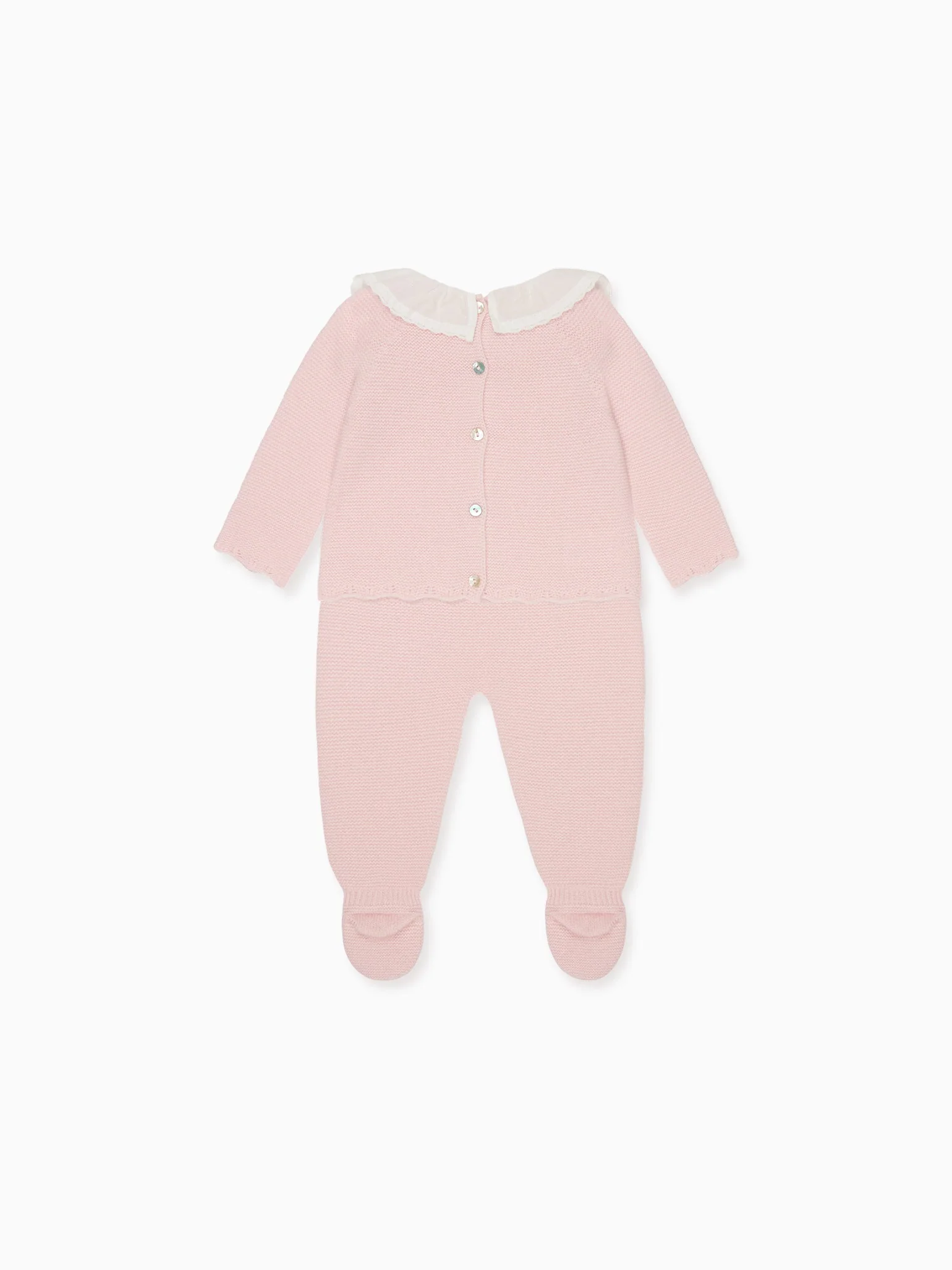 Pink Fernanda Cashmere Baby Girl Set - Image 5