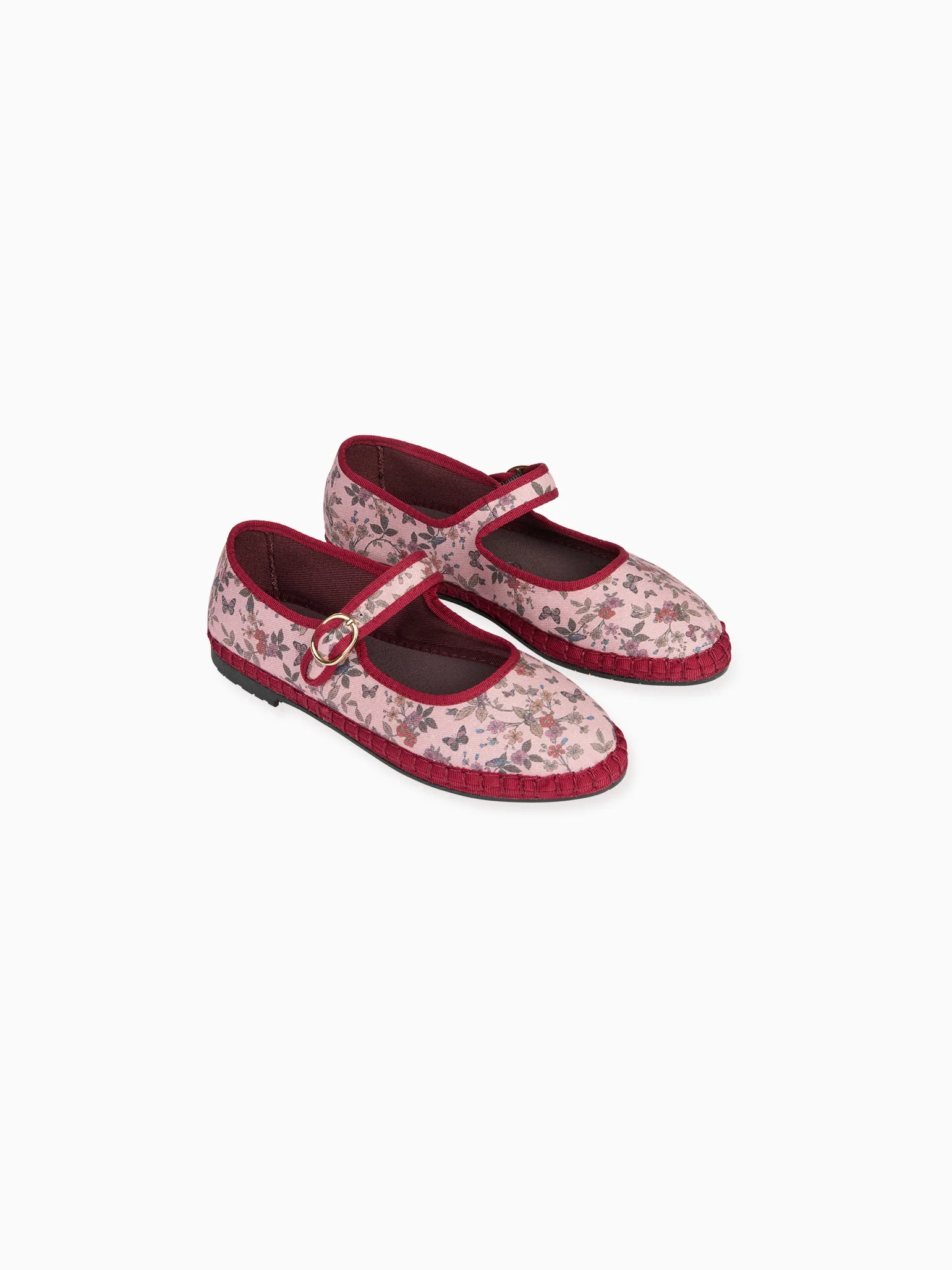 Flabelus x La Coqueta Woman Pink Floral Mary Jane Shoes - Image 4