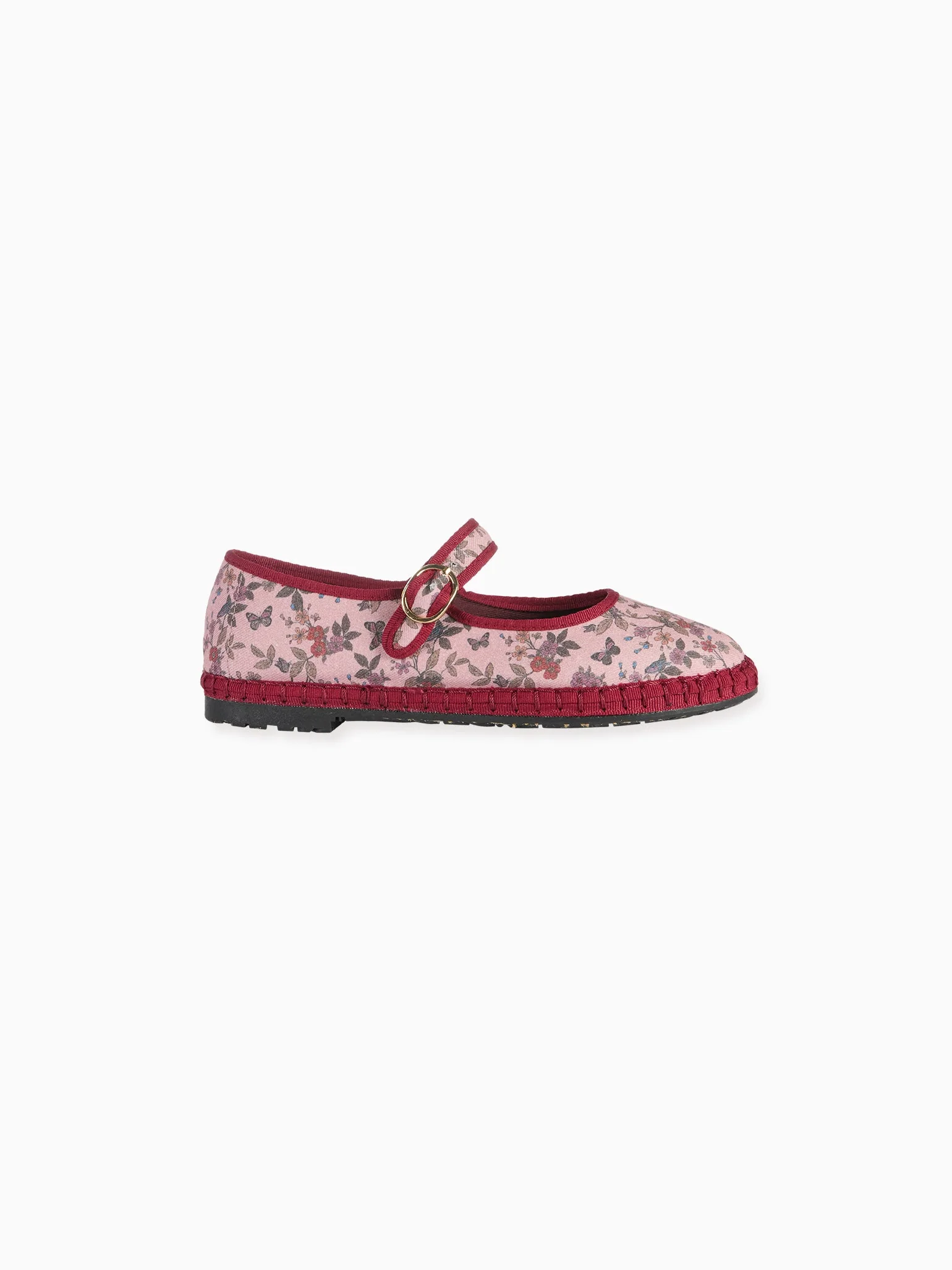Flabelus x La Coqueta Woman Pink Floral Mary Jane Shoes - Image 5