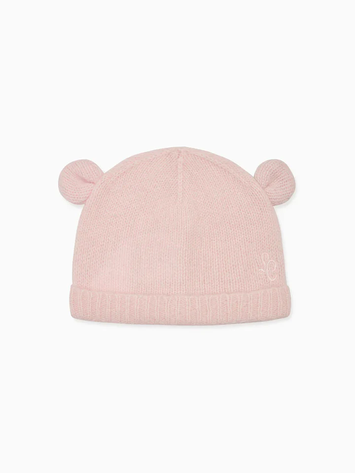 Pink Gloria Cashmere Baby Hat - Image 7