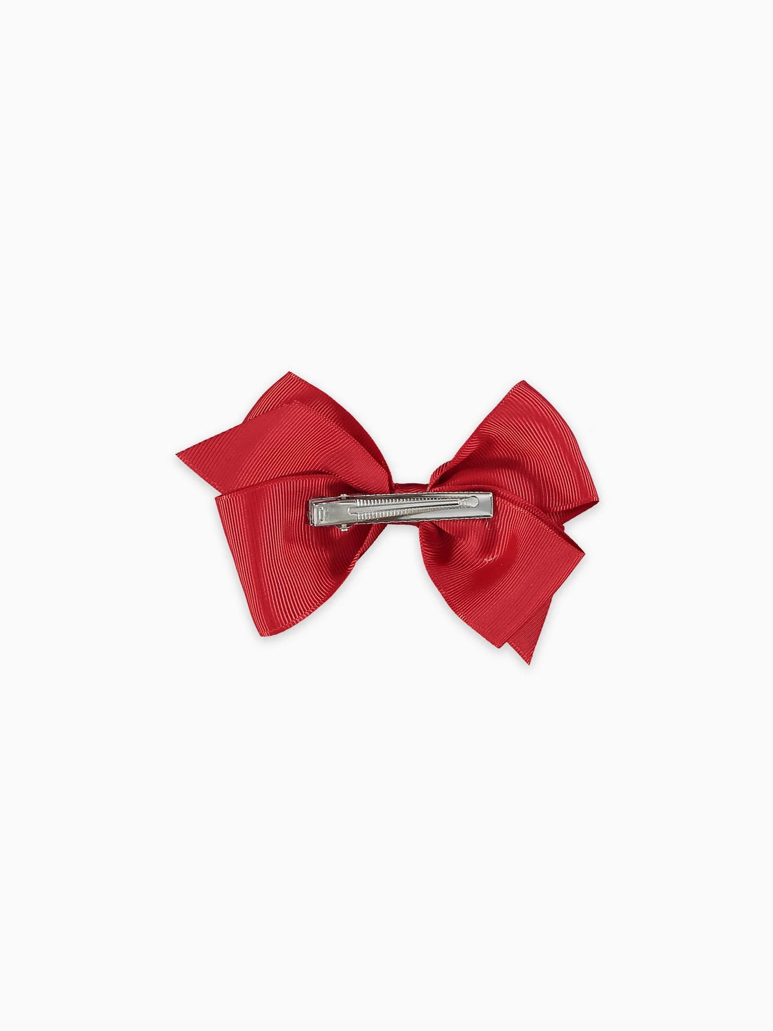 Red Big Bow Girl Clip - Image 3