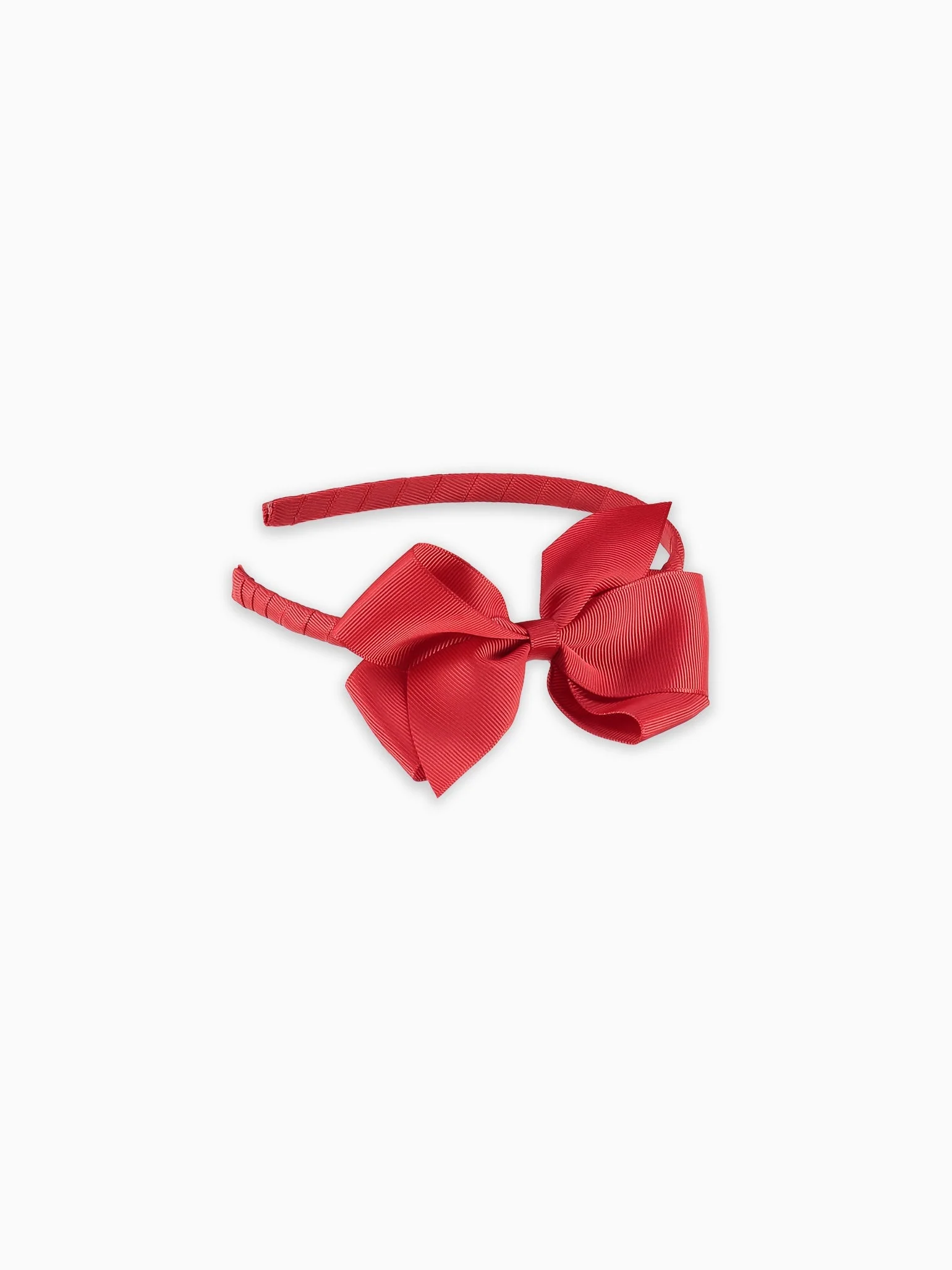 Red Big Bow Girl Headband - Image 3