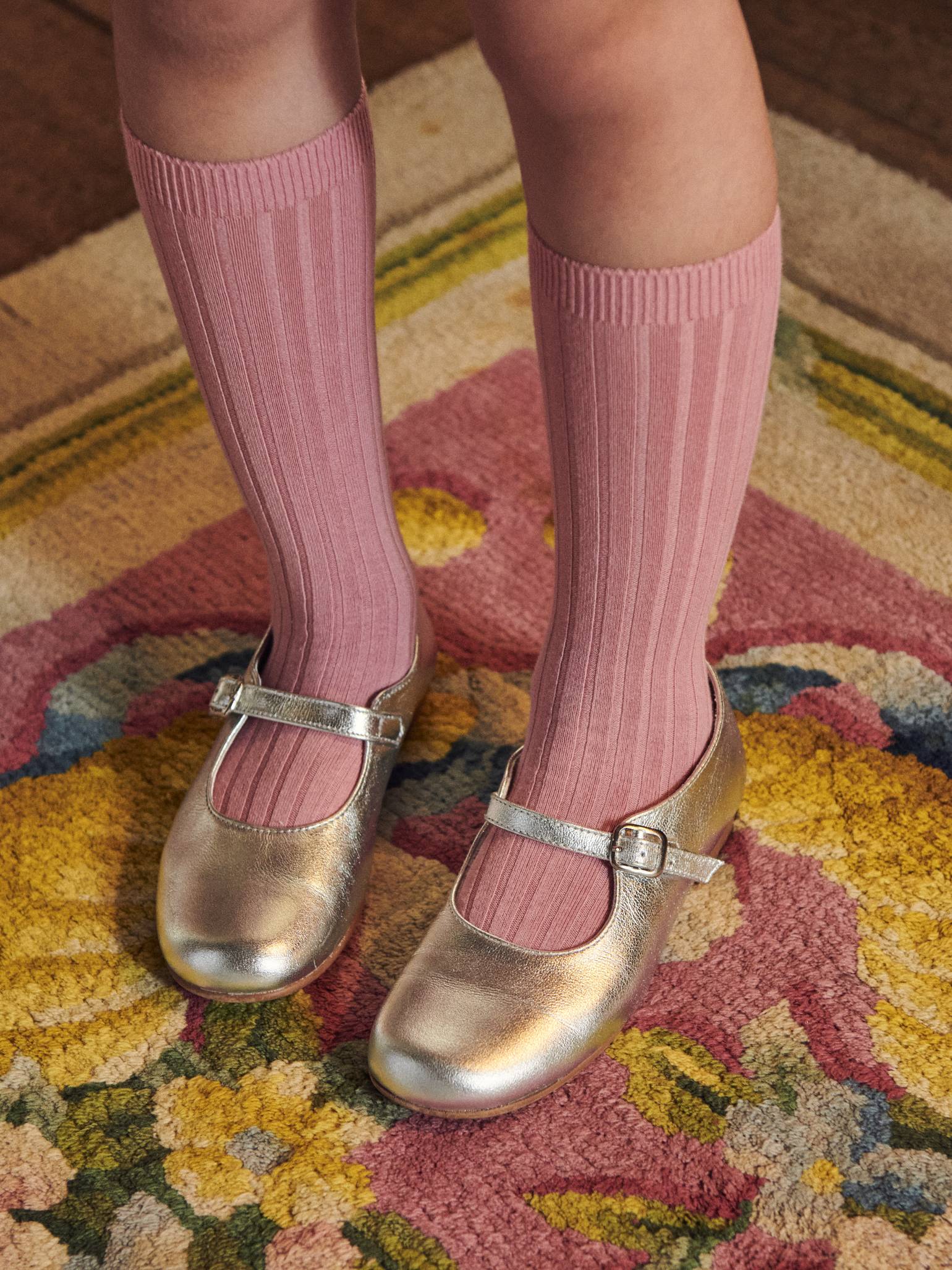 Silver Leather Girl Mary Jane Shoes - Image 7