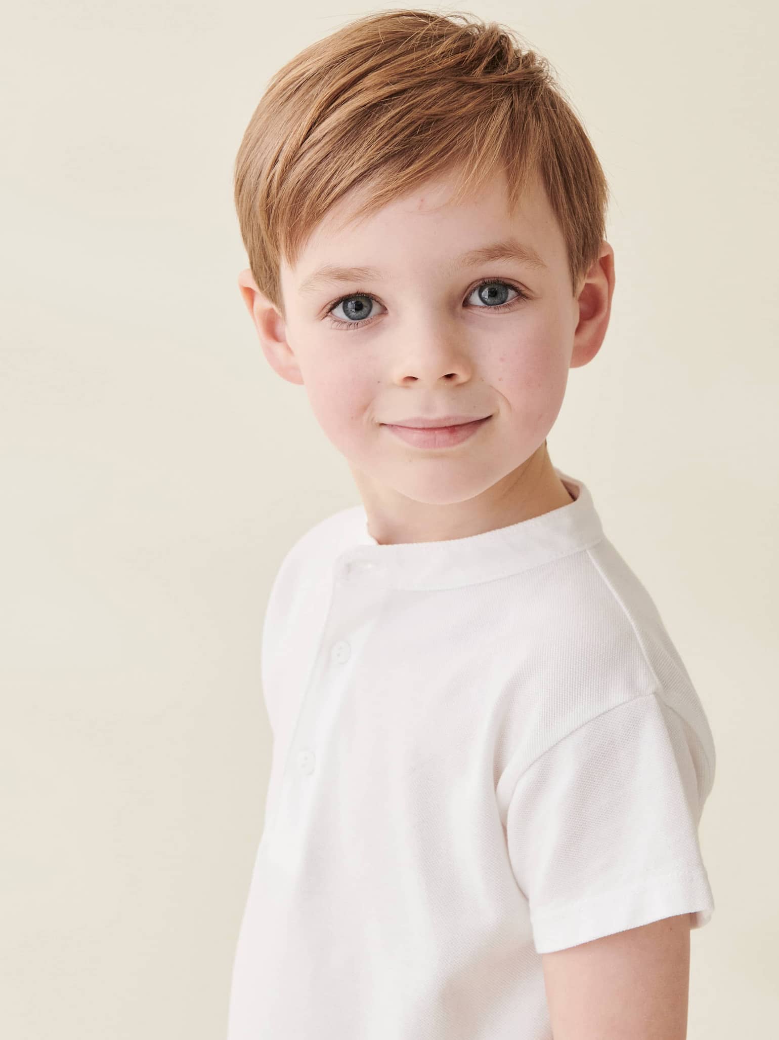 White Alcon Boy Polo Shirt - Image 9