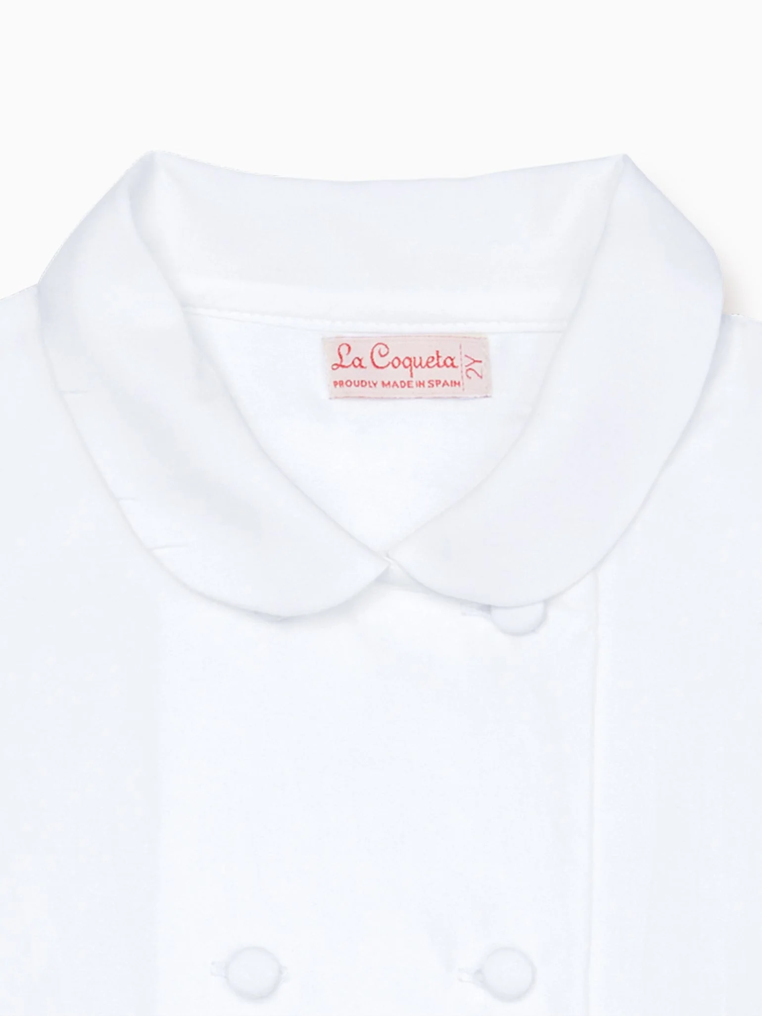 White Barba Ceremony Long Sleeve Boy Shirt - Image 5