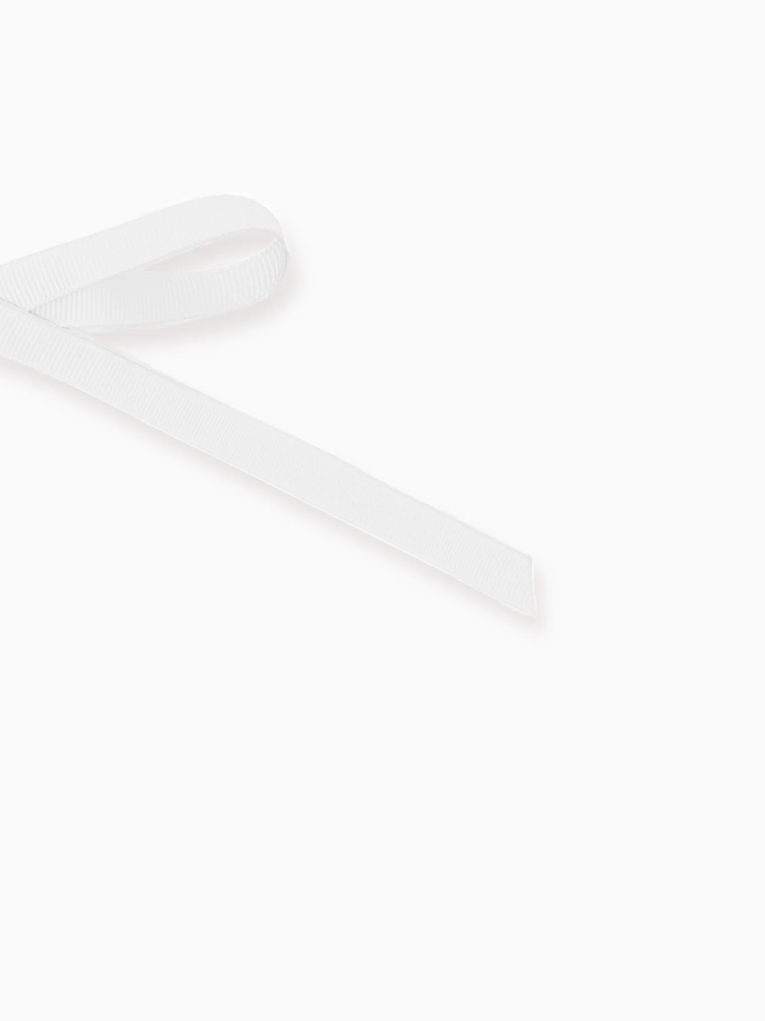 White Long Bow Girl Clip - Image 3