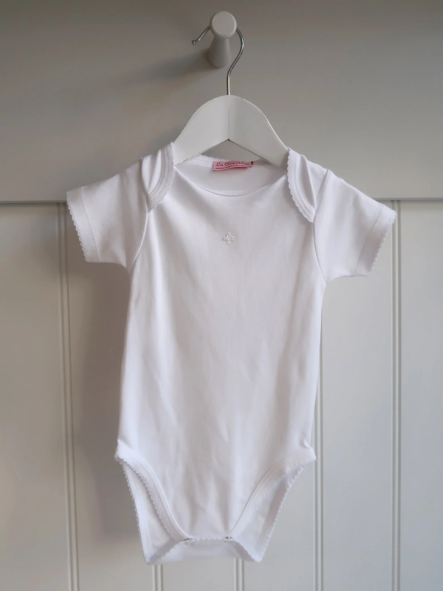 White Lupe Baby Body Vest - Image 6