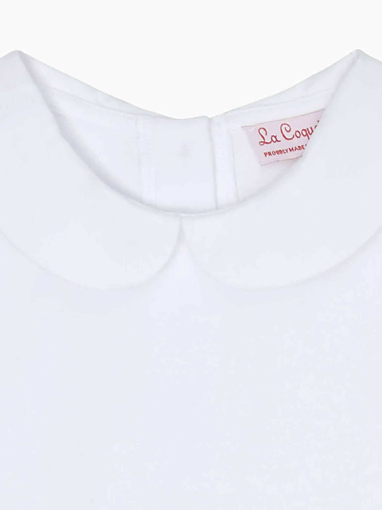 White Milo Cotton Baby Top - Image 4