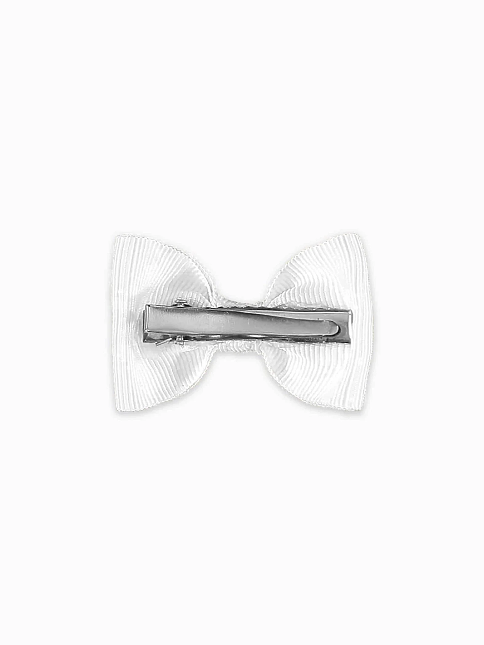 White Small Bow Girl Clip - Image 4