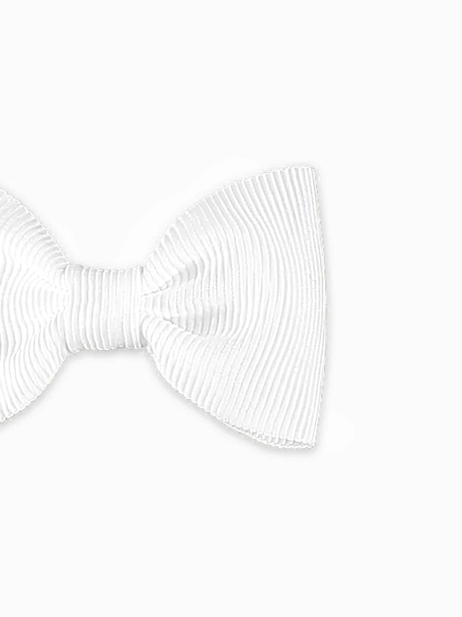 White Small Bow Girl Clip - Image 5