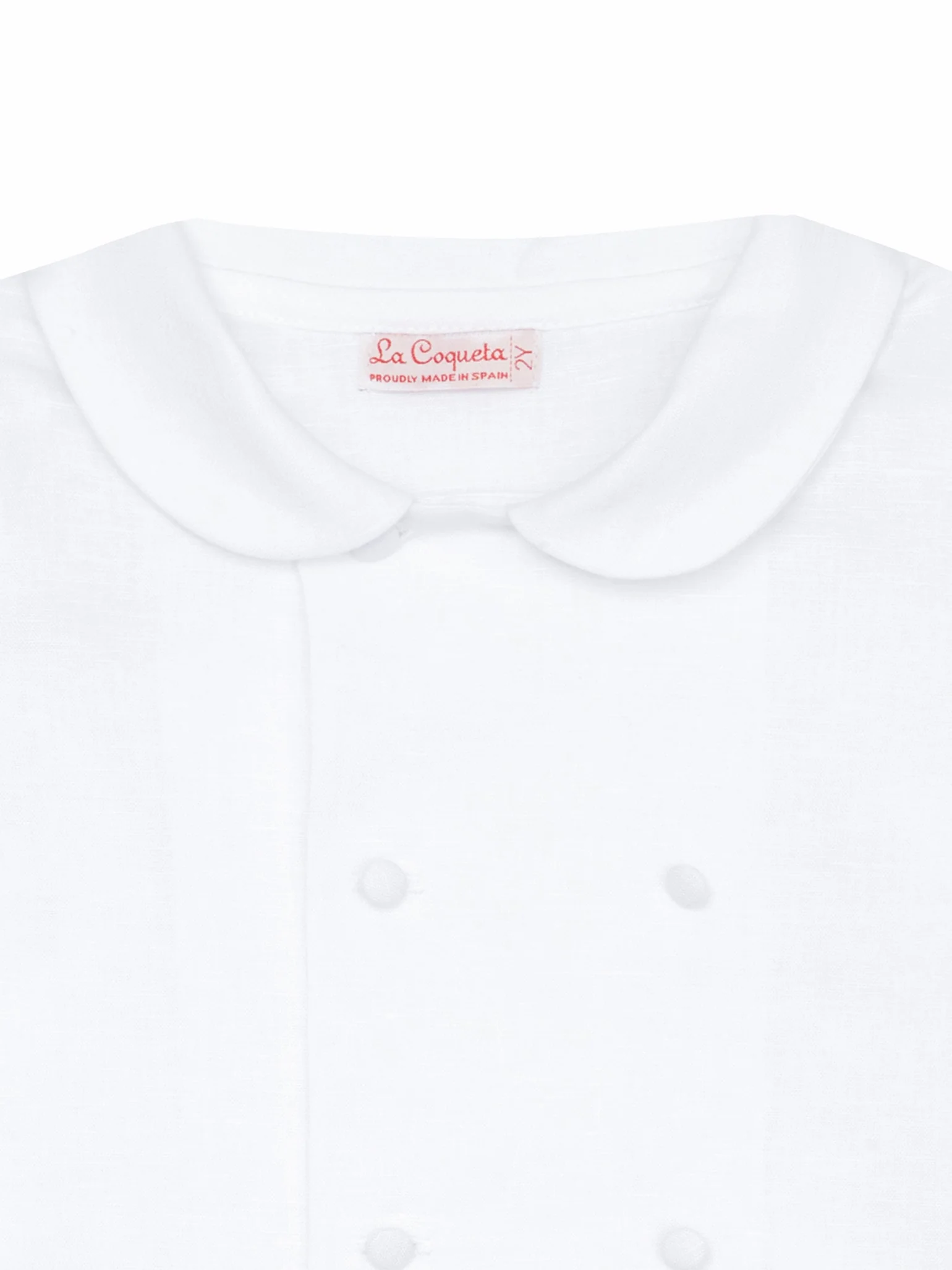 White Toni Ceremony Short Sleeve Boy Shirt - Image 4