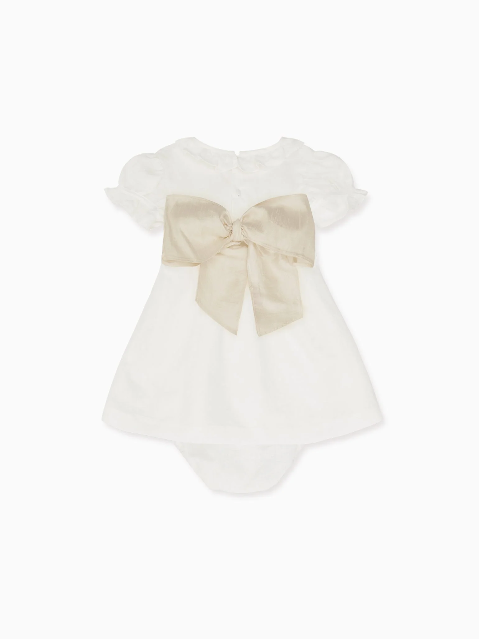 White Vega Ceremony Baby Girl Set - Image 12