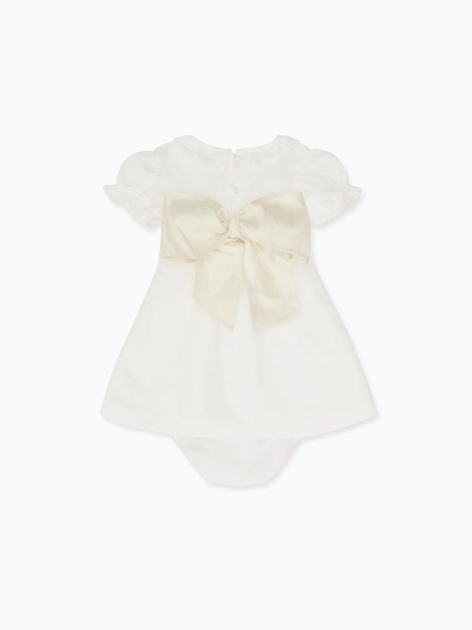 White Vega Ceremony Baby Girl Set - Image 13