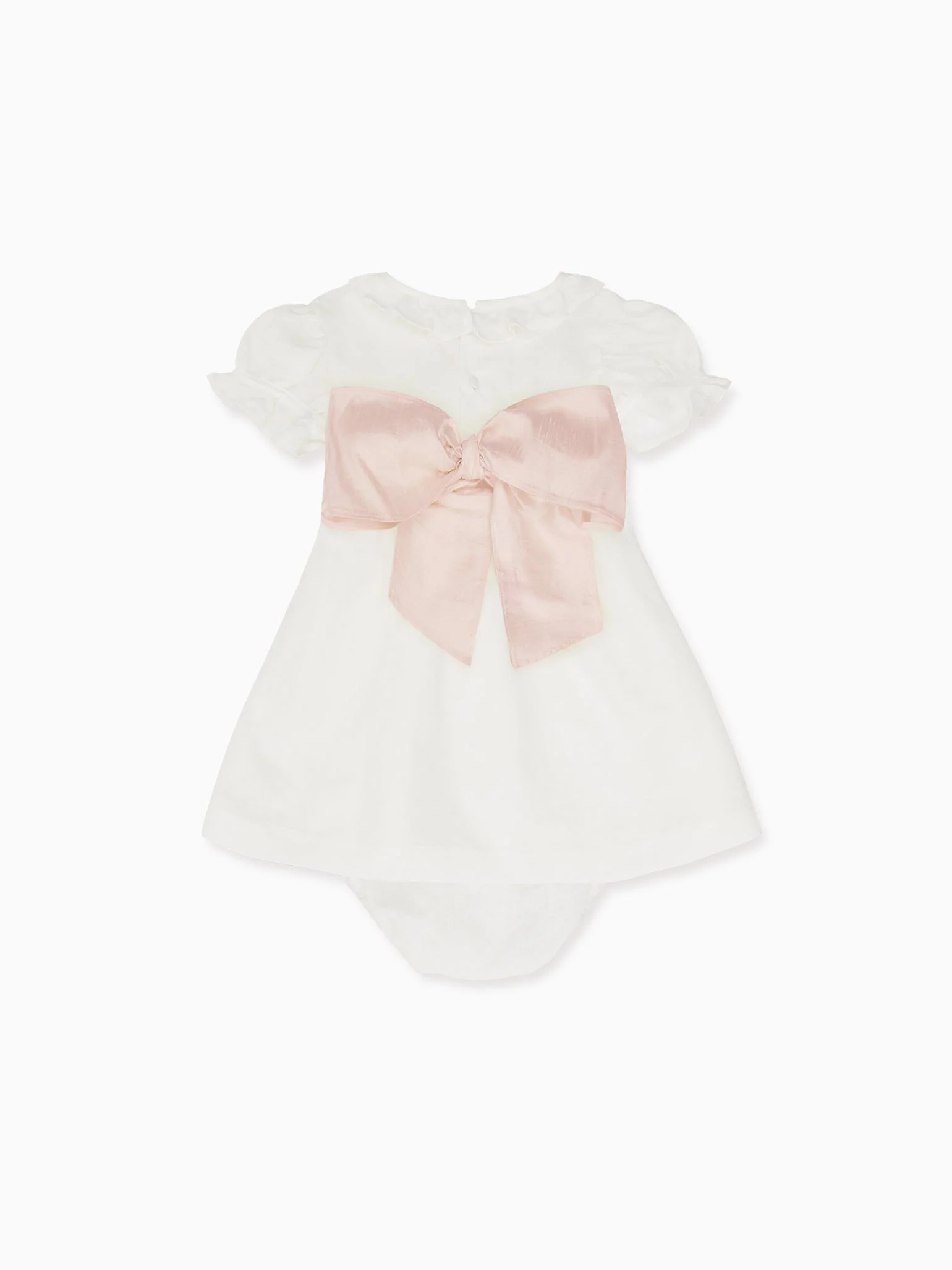 White Vega Ceremony Baby Girl Set - Image 15