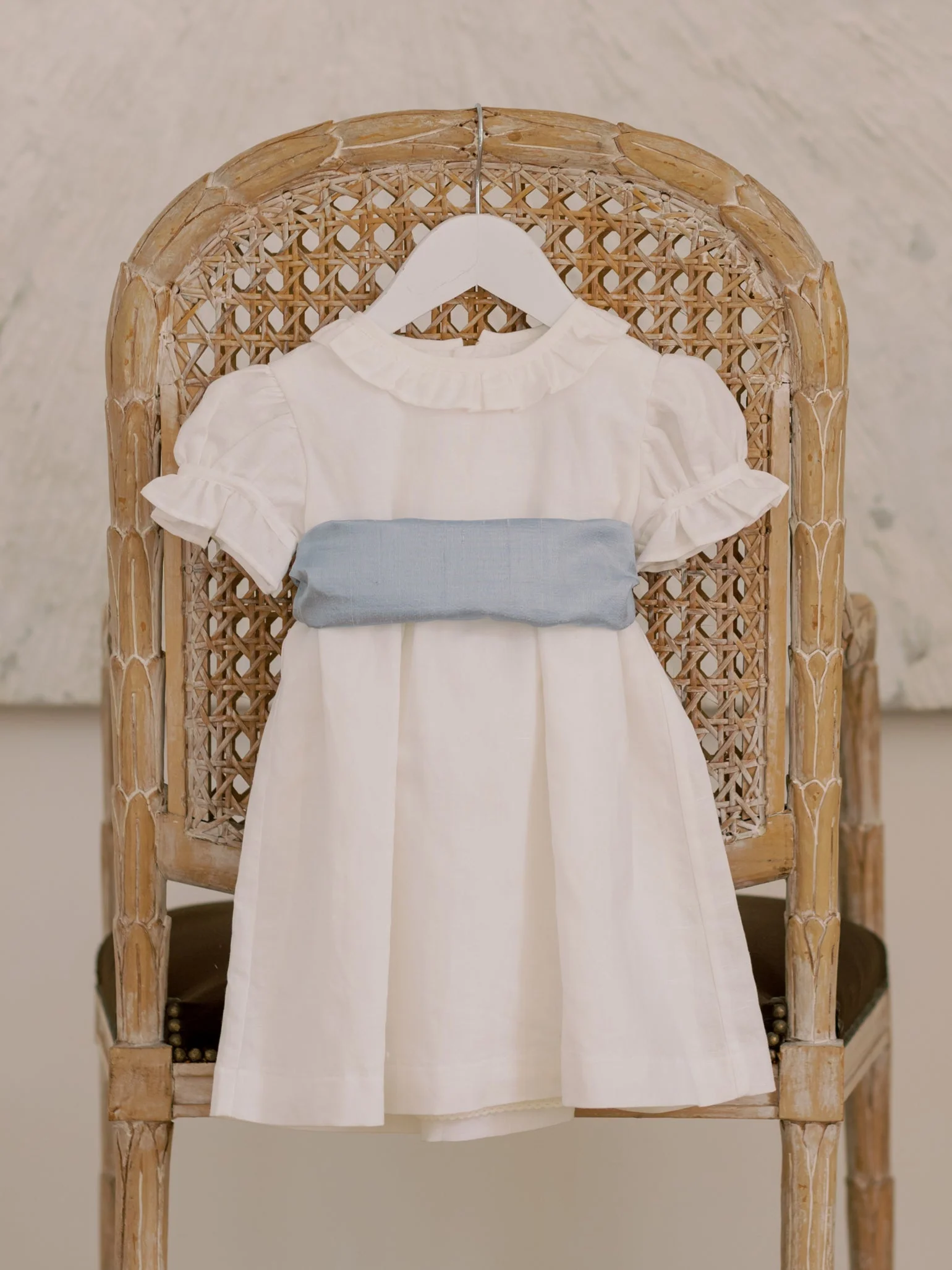 White Vega Ceremony Baby Girl Set - Image 3