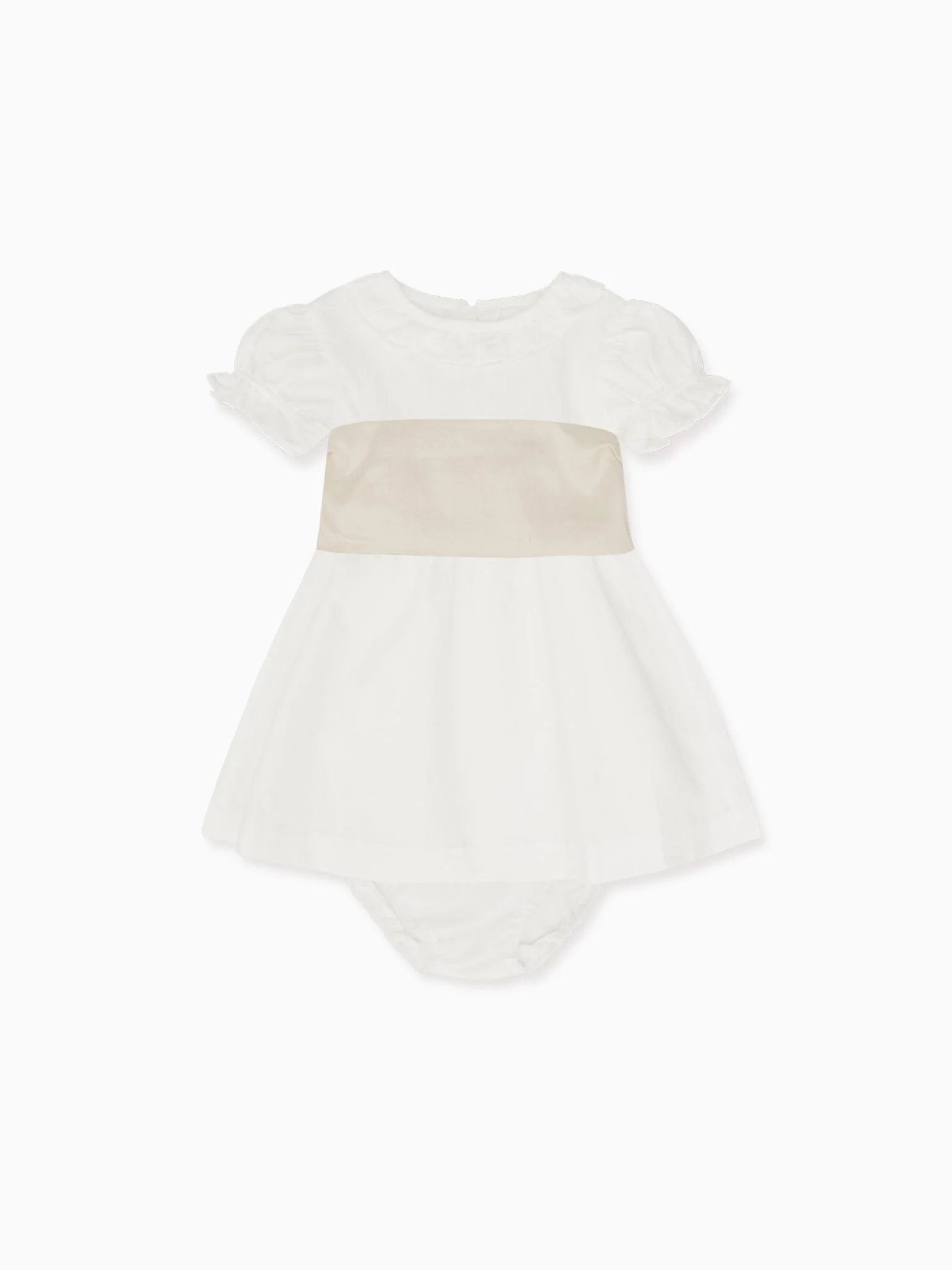 White Vega Ceremony Baby Girl Set - Image 6