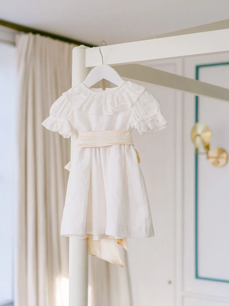 White Vega Ceremony Girl Dress - Image 21