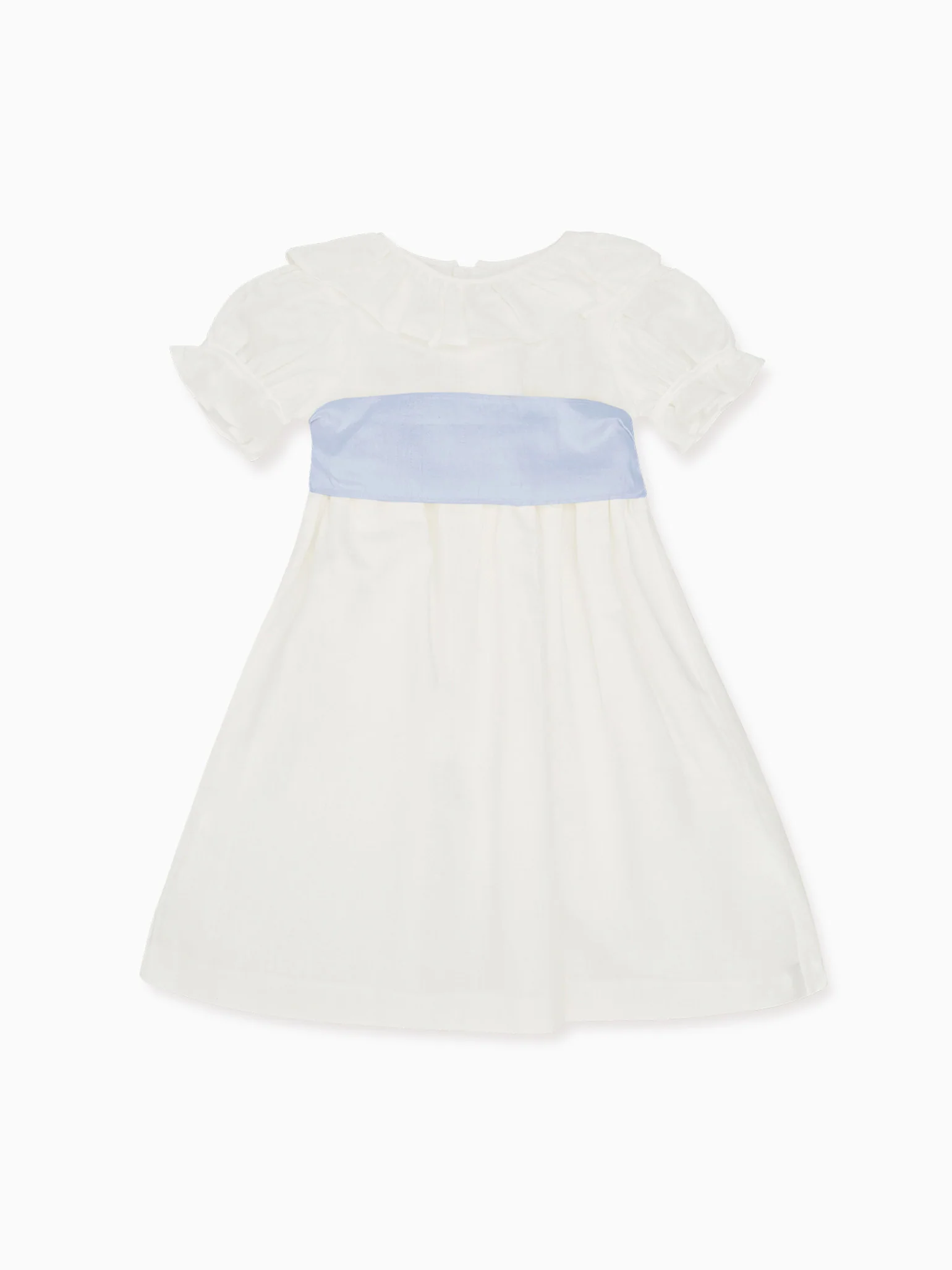 White Vega Long Ceremony Girl Dress - Image 7