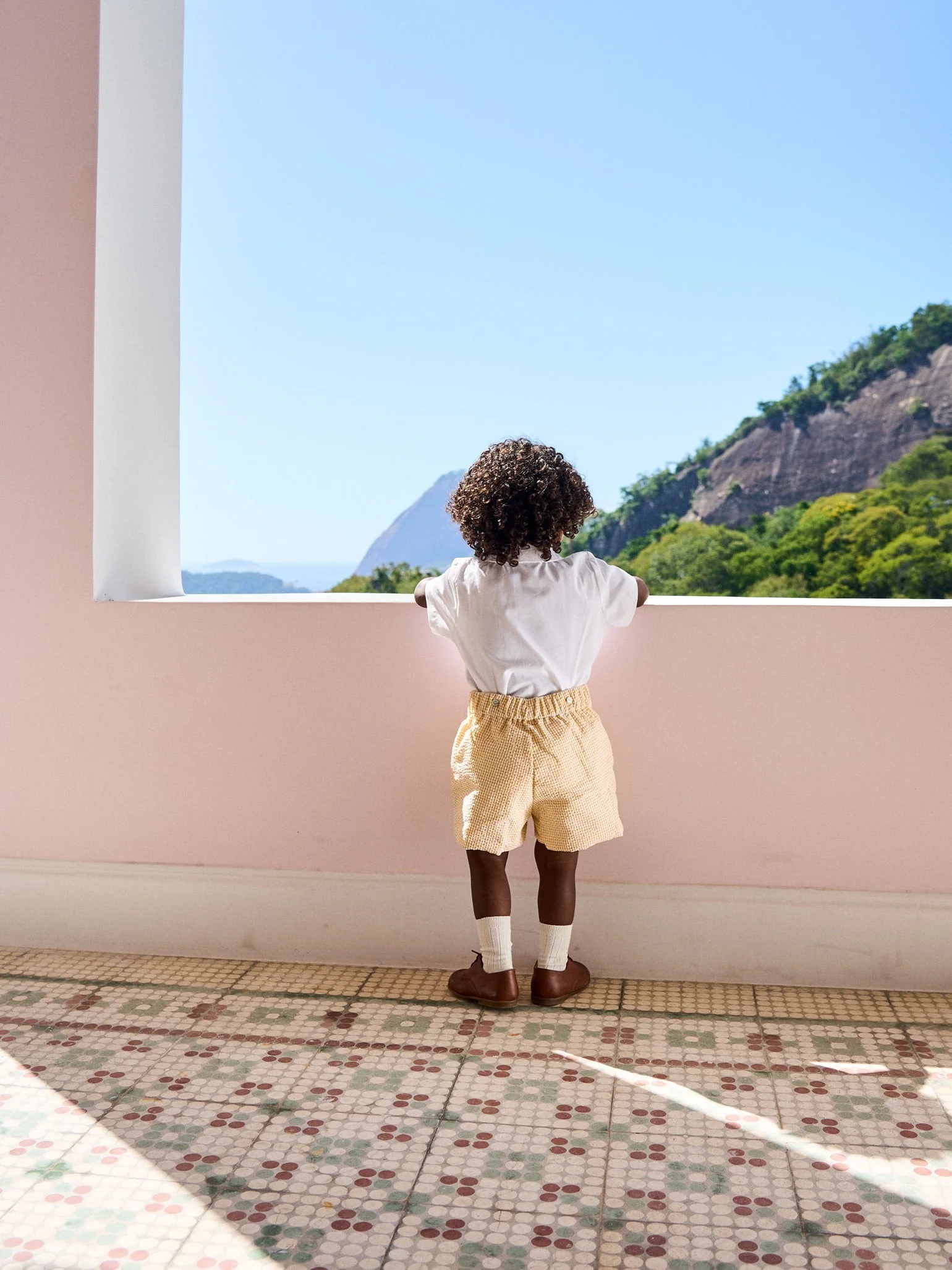 Yellow Gingham Oliver Baby Boy Set - Image 3